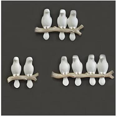 Imagem de Decoração de parede 3D tridimensional decoração de resina estilo europeu estátua mural decoração de casa sala de estar artesanato (cor: preto, tamanho (C como mostra a imagem)