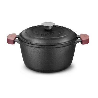 Imagem de Conjunto De Caçarolas Ferro Fundido Com tampa de Ferro MTA 8418