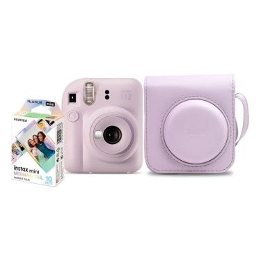 Imagem de Câmera Instantânea Instax Mini 12 Com 10 Filmes E Bolsa Lilá