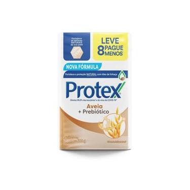 Imagem de Sabonete em Barra Antibacteriano Protex Aveia + Prebióticos 85g Leve 8 pague menos