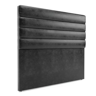 Imagem de Cabeceira California Para Cama Box King 190 cm Corano Preto M11 - D'Ro