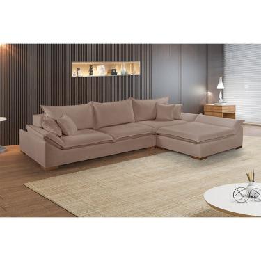 Imagem de Sofá Martins M-201 Boucle Canto Invertido Estofados Martins Boucle Marrom