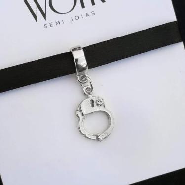 Imagem de Pingente Berloque Pandora Algema Direito - Banhado a Prata 925 com Str