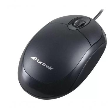 Imagem de Mouse Usb Fortrek Oml101 Fk411m 800dpi 1.2mt - Preto