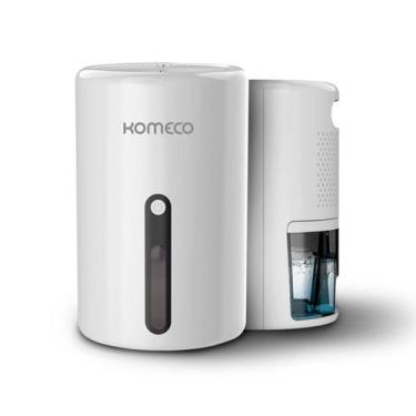 Imagem de Mini Desumidificador De Ar Komeco Kdp300 Led 900ml Branco Bivolt Contr