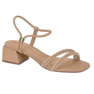 Imagem de Sandalia beira rio salto bloco ref 8423.228.28340 feminino, 35, Nude