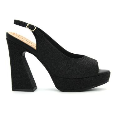 Imagem de Sandalia Piccadilly Original Salto Alto Festa Feminino 009, 35, Preto,