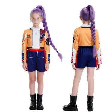 Imagem de Conjunto de roupas K-pop Demon Hunters RUMI para crianças tamanho 110 