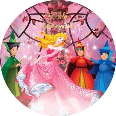 Imagem de Painel Festa Redondo Bela Adormecida 1, 3d Sublim. 1,50 Dia - Fantasia