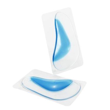 Imagem de Palmilha Ortopédica em Gel para Arco Plantar – Suporte para Pé Chato em Silicone Adesivo – Tamanho Pequeno