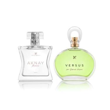 Imagem de Kit Perfumes Versus e Aknay Flowers Pétala Beauty 100ml Floral Cítrico
