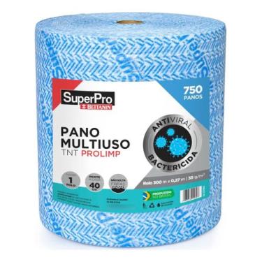 Imagem de Pano De Limpeza Multiuso Superpro 750 Panos Rolo 300 Metros - Bettanin