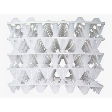 Imagem de Kit 5 Porta Ovo Cartela Plástica P/30 ovos Bandeja Higiênica