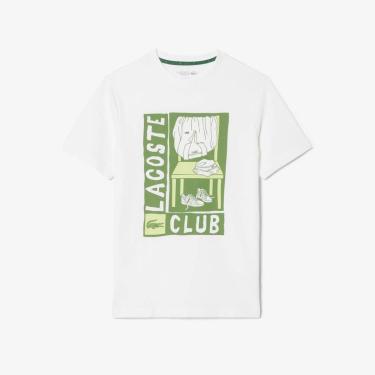 Imagem de Camiseta Lacoste Esportiva Estampada Masculina-Masculino