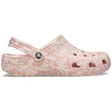 Imagem de Sandália Crocs Classic Confetti Clog Pink Milk/Multi-Unissex