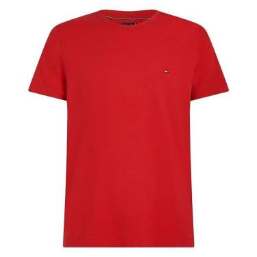 Imagem de Camiseta Tommy Hilfiger Stretch Slim Fit Tee Amarela-Masculino