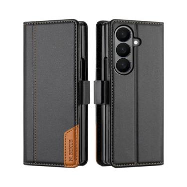 Imagem de Capa Carteira Flip Com Bloqueio RFID Para Samsung Galaxy Z Fold 7 6 5 