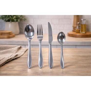 Imagem de Conjunto De Talheres 24 Peças Sunshine - Inox - FRATELLI