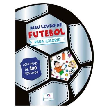 Imagem de Meu Livro De Futebol Para Colorir Com Adesivos