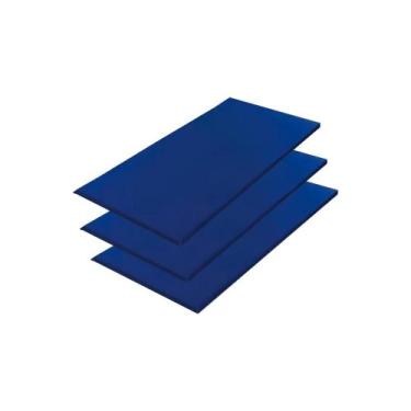 Imagem de Kit de 3 colchonetes para academia e pilates Luck D18 40x90x3cm