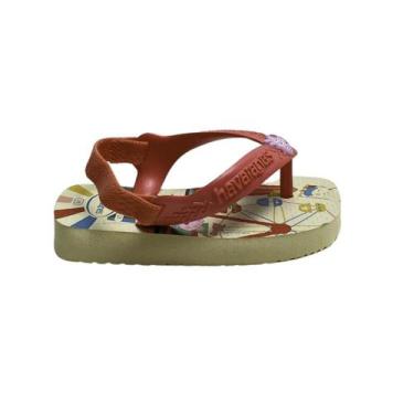 Imagem de Chinelo Peppa Pig Havaianas Infantil Menina 4145980 Bege, 17