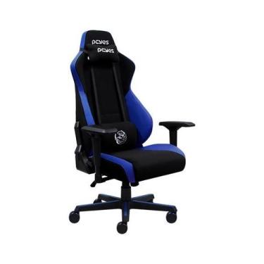 Imagem de Cadeira Gamer Ergonômica Conforto Reclinavel Mad Racer Turbo Pcyes, Az