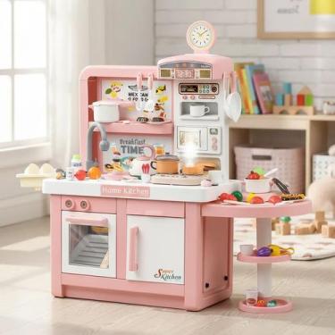 Imagem de Cozinha Infantil Grande Completa Master Fogão Vapor 98x108cm - NIRO BR