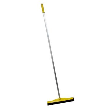Imagem de Rodo de Pvc com Borracha Dupla 40cm e Cabo 1,20m para Limpeza de Pisos e Superfícies Lisas