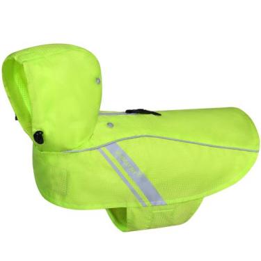 Imagem de Capa de chuva para cães VIVAGLORY Colete de segurança refletivo para c