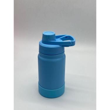 Imagem de Garrafa Térmica MS-966 350ml Capa Protetora Silicone - blihi, Azul Cla