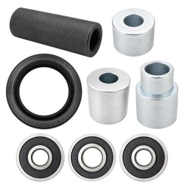 Imagem de Kit Rolamentos Roda Traseira Biz 100 1998-2005 + Espaçadores - REGGIO