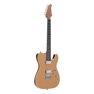 Imagem de Guitarra benson - brave three gold - telecaster - com capa