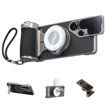 Imagem de Kit de Empunhadura para Câmera de Celular TELESIN S26 Ultra com Flash 