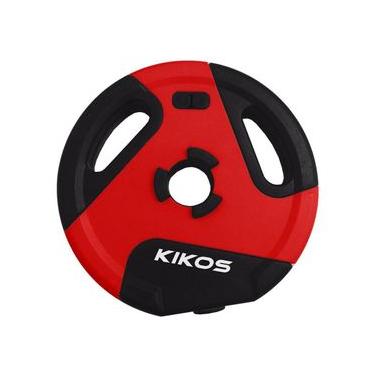 Imagem de Anilha Style Cement Ps 1kg para Musculação com Acabamento Emborrachado Kikos