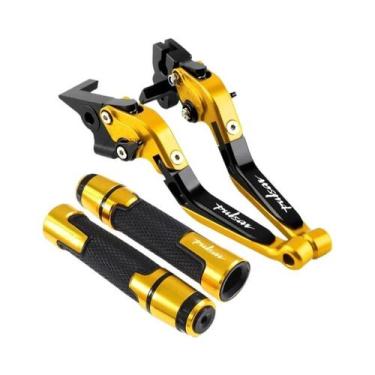 Imagem de Manetes De Embreagem E Freio CNC Dobráveis Ajustáveis Para Motocicleta
