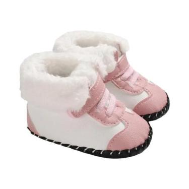 Imagem de Botas De Inverno Para Bebês De 0 a 1 Ano, Quentes, Fofas, Com Solado M