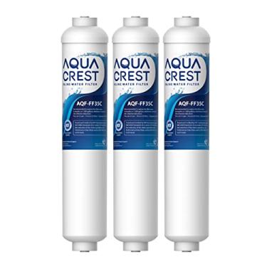 Imagem de AQUA CREST GXRTDR Filtro de água para máquina de gelo para geladeira externa, certificado NSF, substituição para GE® GXRTDR, Samsung DA29-10105J, Whirlpool WHKF-IMTO, 3 filtros (o pacote pode variar)