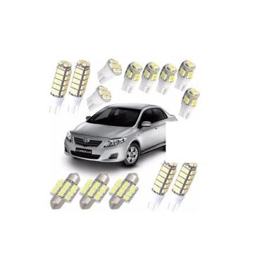 Imagem de Kit Lâmpadas Led Toyota Corolla 2009 A 2016 Super Branca