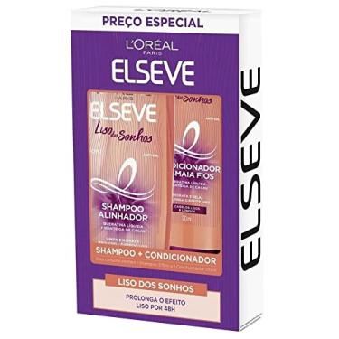 Imagem de ELSEVE Kit l'Oréal Paris Liso Dos Sonhos Shampoo + Condicionador, 375 Ml + 170 Ml, Multicolorido