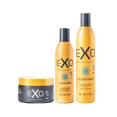 Imagem de Exo Hair Exotrat Nano Kit Home Use Reconstrução 3 Produtos - CS
