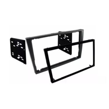 Imagem de Moldura 2Din Mp5 Corsa Montana Meriva Vectra Completa Cinza