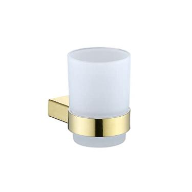 Imagem de Suporte de plataforma de telefone de papel dourado escovado porta-toalhas prateleira saboneteira copo de escova de dentes suporte de escova de banheiro acessórios de banheiro, suporte de copo