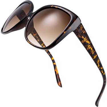 Imagem de The Fresh Óculos de sol femininos grandes quadrados Jackie O Cat Eye Hybrid Butterfly Fashion - Embalagem requintada, 719201new Demi, 60mm