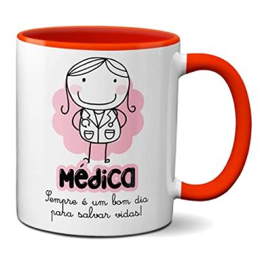 Imagem de Caneca Médica Sempre É Um Bom Dia Para Salvar Vidas Presente (Vermelha)