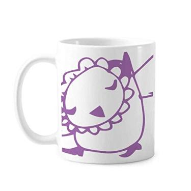 Imagem de Caneca de cerâmica com desenho de pássaro de desenho simples de desenho de linha de cerâmica copo de porcelana para café louça