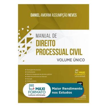 Imagem de Manual De Direito Processual Civil Volume Unico (15ª Edição 2023) Jusp