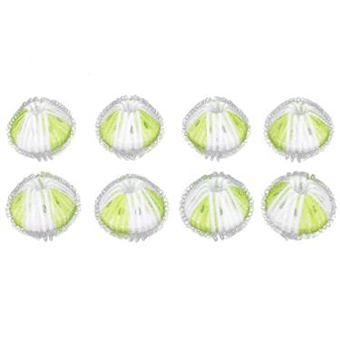 Imagem de Removedor De Pêlos De Animais De Estimação Sluffs Para Lavanderia, 8 Pçs/conjunto De Bolas De Tecido Para Remoção De Pêlos De Fiapos Para Limpeza De Máquina De Lavar Roupas Domésticas