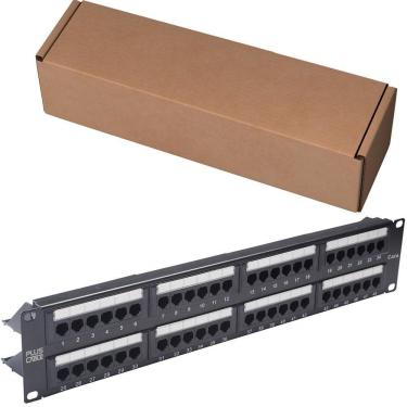 Imagem de Patch Panel,Cat6,48 Portas,C/Guia,Cat.6,La-P648-Plus Cable