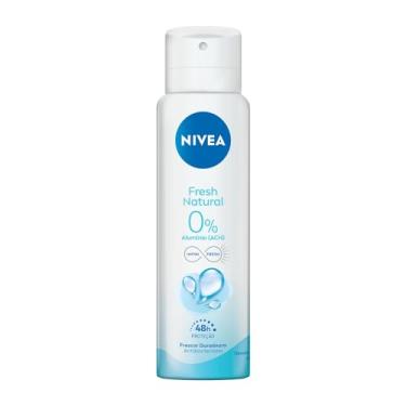 Imagem de NIVEA Desodorante Antitranspirante Aerossol Fresh Natural 150ml - Proteção prolongada de 48h, sensação de refrescância, cuidado suave, sem alumínio, corantes e conservantes, com extrato de algas marinhas
