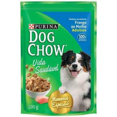 Imagem de Ração Úmida Purina Dog Chow Sachê Para Cães Adultos Sabor Frango 100G